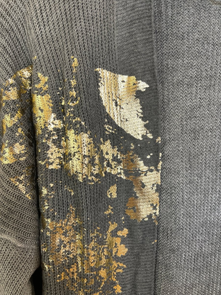 Gold Splash Knit CardiganDance in ParisSWEATER