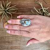 Golden Hill Turquoise Sterling Silver Ring – Size 9.5, One of a KindThe Bijoux FAB Jewelryring