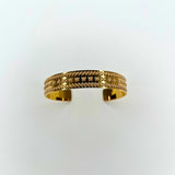 Golden Mosaic Thin Cuff Bracelet – Handcrafted in ItalyL'EightBRACELET
