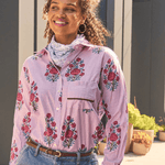Good Boyfriend Shirt - Avalon Floral LavenderAnd For GoodShirts & Tops