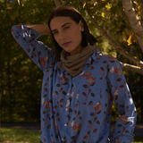 Good Boyfriend Shirt - Birdie On A Vine Cornflower BlueAnd For GoodShirts & Tops