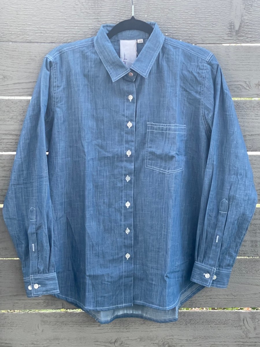 Good Boyfriend Shirt - ChambrayAnd For GoodShirts & Tops