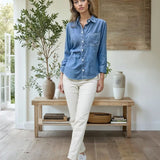 Good Boyfriend Shirt - ChambrayAnd For GoodShirts & Tops