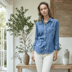 Good Boyfriend Shirt - ChambrayAnd For GoodShirts & Tops