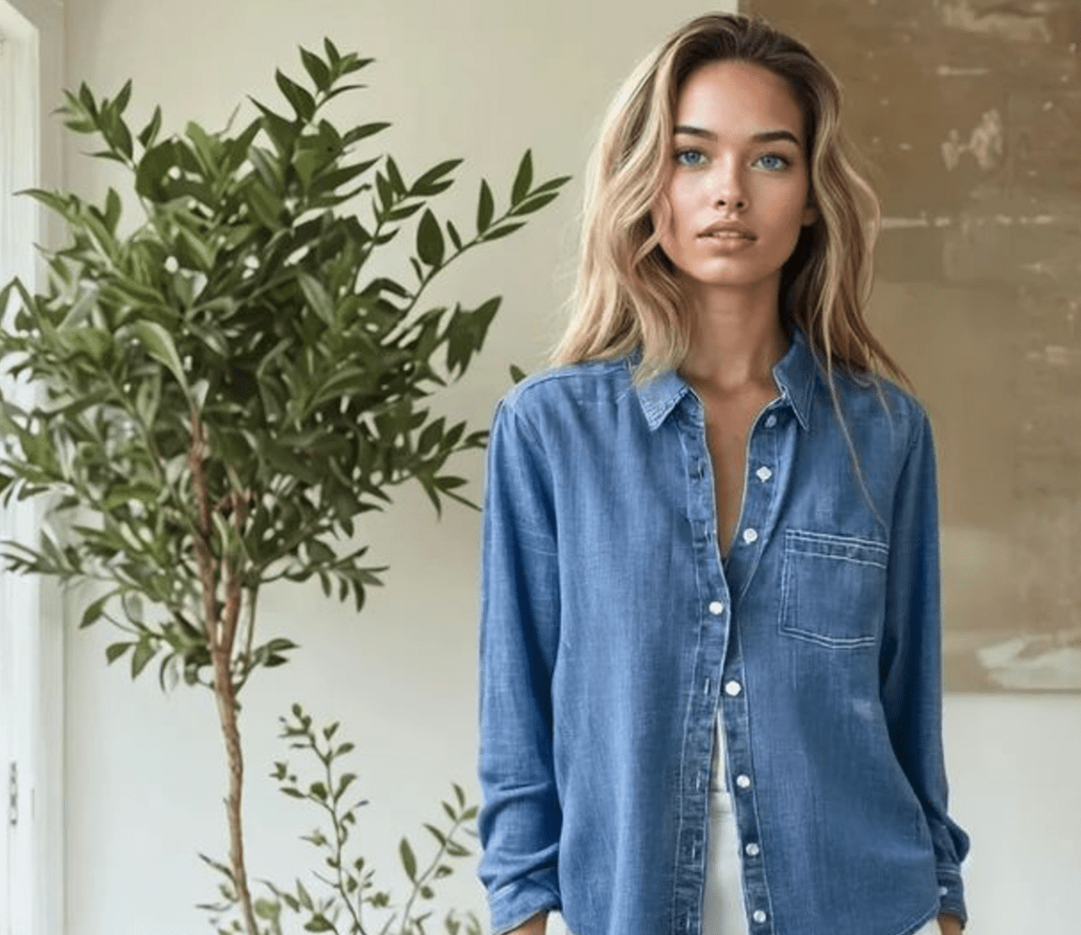 Good Boyfriend Shirt - ChambrayAnd For GoodShirts & Tops