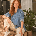 Good Boyfriend Shirt - ChambrayAnd For GoodShirts & Tops