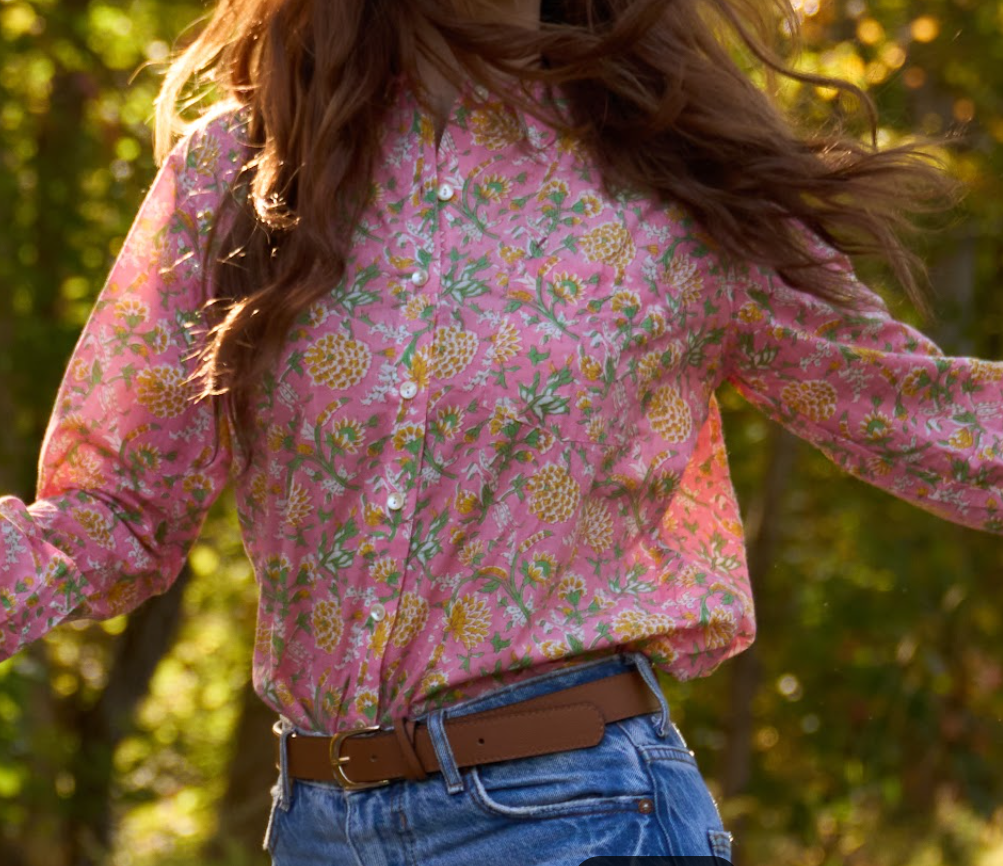 Good Boyfriend Shirt - Devon Floral DahliaAnd For GoodShirts & Tops
