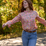 Good Boyfriend Shirt - Devon Floral DahliaAnd For GoodShirts & Tops
