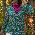 Good Boyfriend Shirt - Devon Floral GreenAnd For GoodShirts & Tops