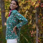 Good Boyfriend Shirt - Devon Floral GreenAnd For GoodShirts & Tops