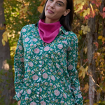 Good Boyfriend Shirt - Devon Floral GreenAnd For GoodShirts & Tops