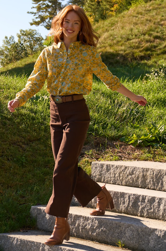 Good Boyfriend Shirt - Devon Floral SunshineAnd For GoodShirts & Tops