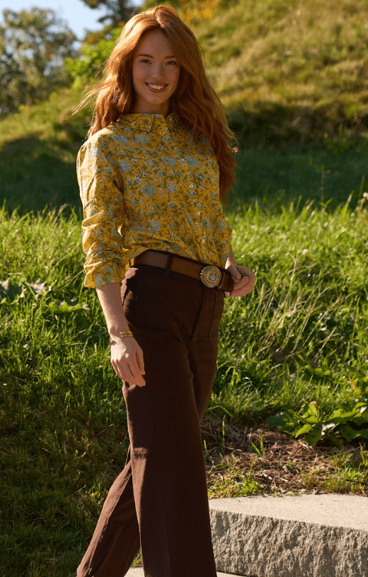 Good Boyfriend Shirt - Devon Floral SunshineAnd For GoodShirts & Tops