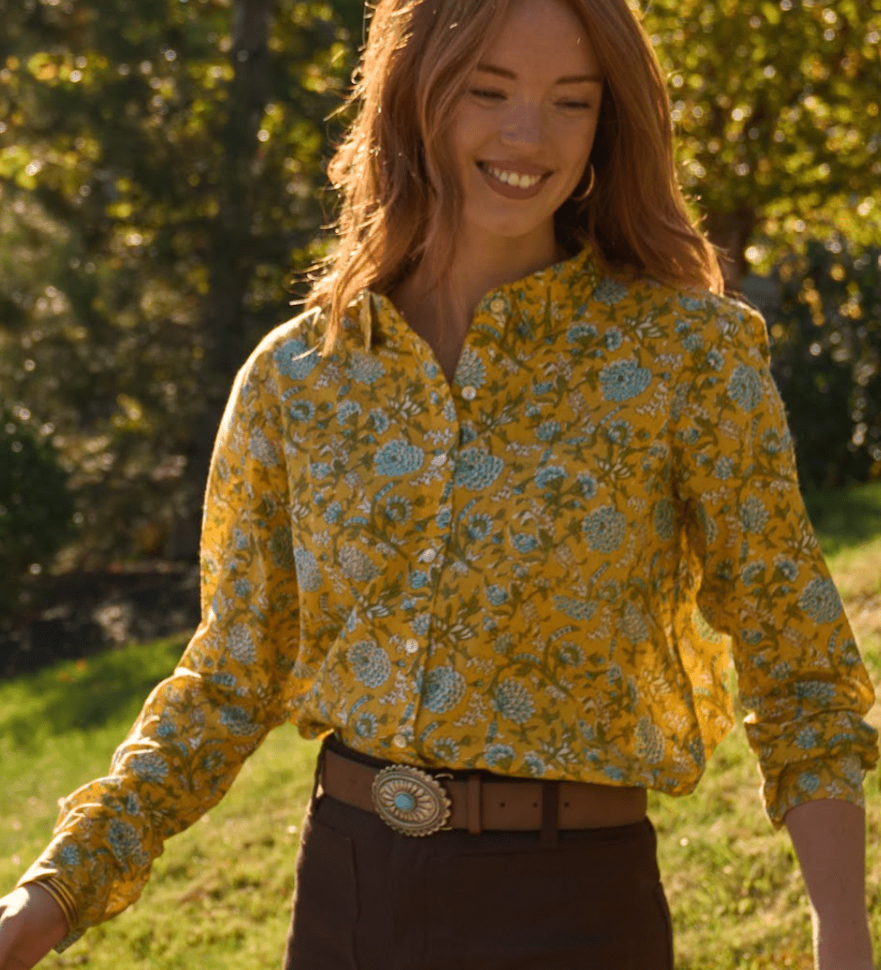 Good Boyfriend Shirt - Devon Floral SunshineAnd For GoodShirts & Tops