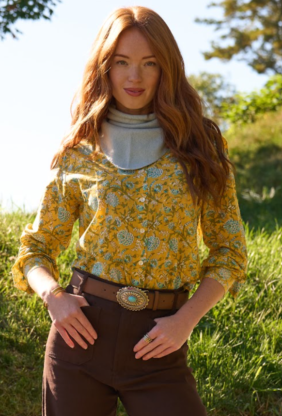 Good Boyfriend Shirt - Devon Floral SunshineAnd For GoodShirts & Tops