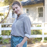 Good Boyfriend Shirt - Menswear Stripe BlackAnd For GoodShirts & Tops