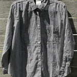 Good Boyfriend Shirt - Menswear Stripe BlackAnd For GoodShirts & Tops