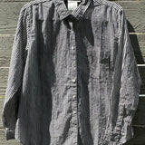 Good Boyfriend Shirt - Menswear Stripe BlackAnd For GoodShirts & Tops