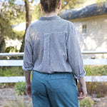 Good Boyfriend Shirt - Menswear Stripe BlackAnd For GoodShirts & Tops