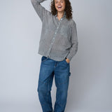 Good Boyfriend Shirt - Menswear Stripe BlackAnd For GoodShirts & Tops