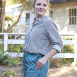 Good Boyfriend Shirt - Menswear Stripe BlackAnd For GoodShirts & Tops