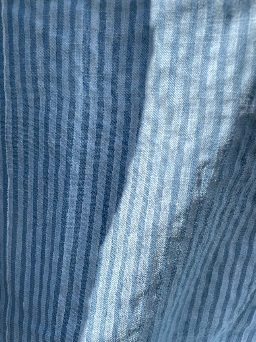 Good Boyfriend Shirt - Menswear Stripe Chambray & WhiteAnd For GoodShirts & Tops