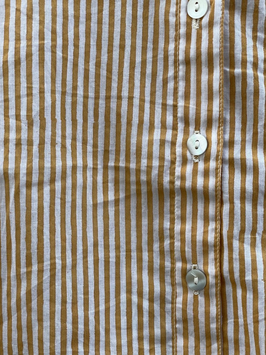 Good Boyfriend Shirt - Menswear Stripe HoneycombAnd For GoodShirts & Tops