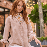 Good Boyfriend Shirt - Menswear Stripe HoneycombAnd For GoodShirts & Tops