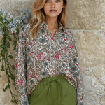 Good Boyfriend Shirt - Monarch Botanical EcruAnd For GoodShirts & Tops