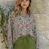 Good Boyfriend Shirt - Monarch Botanical EcruAnd For GoodShirts & Tops