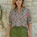 Good Boyfriend Shirt - Monarch Botanical EcruAnd For GoodShirts & Tops