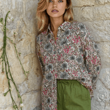 Good Boyfriend Shirt - Monarch Botanical EcruAnd For GoodShirts & Tops