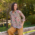 Good Boyfriend Shirt - Monarch Botanical EcruAnd For GoodShirts & Tops