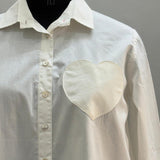 Good Boyfriend Shirt with Heart Pocket Classic WhiteAnd For GoodShirts & Tops