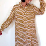 Good Boyfriend ShirtDress - Bee Happy HoneycombAnd For GoodDresses
