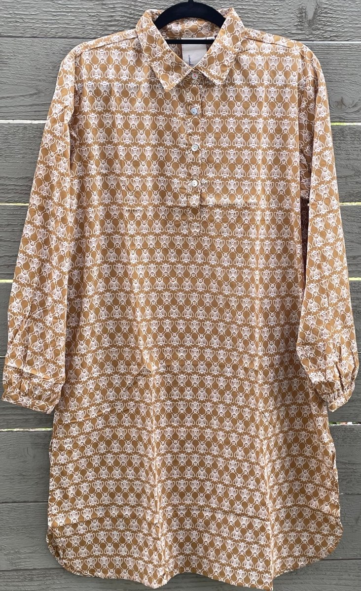 Good Boyfriend ShirtDress - Bee Happy HoneycombAnd For GoodDresses