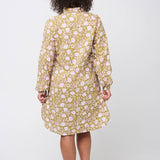 Good Boyfriend ShirtDress - Floral Escape Olive Oil/LavenderAnd For GoodDresses