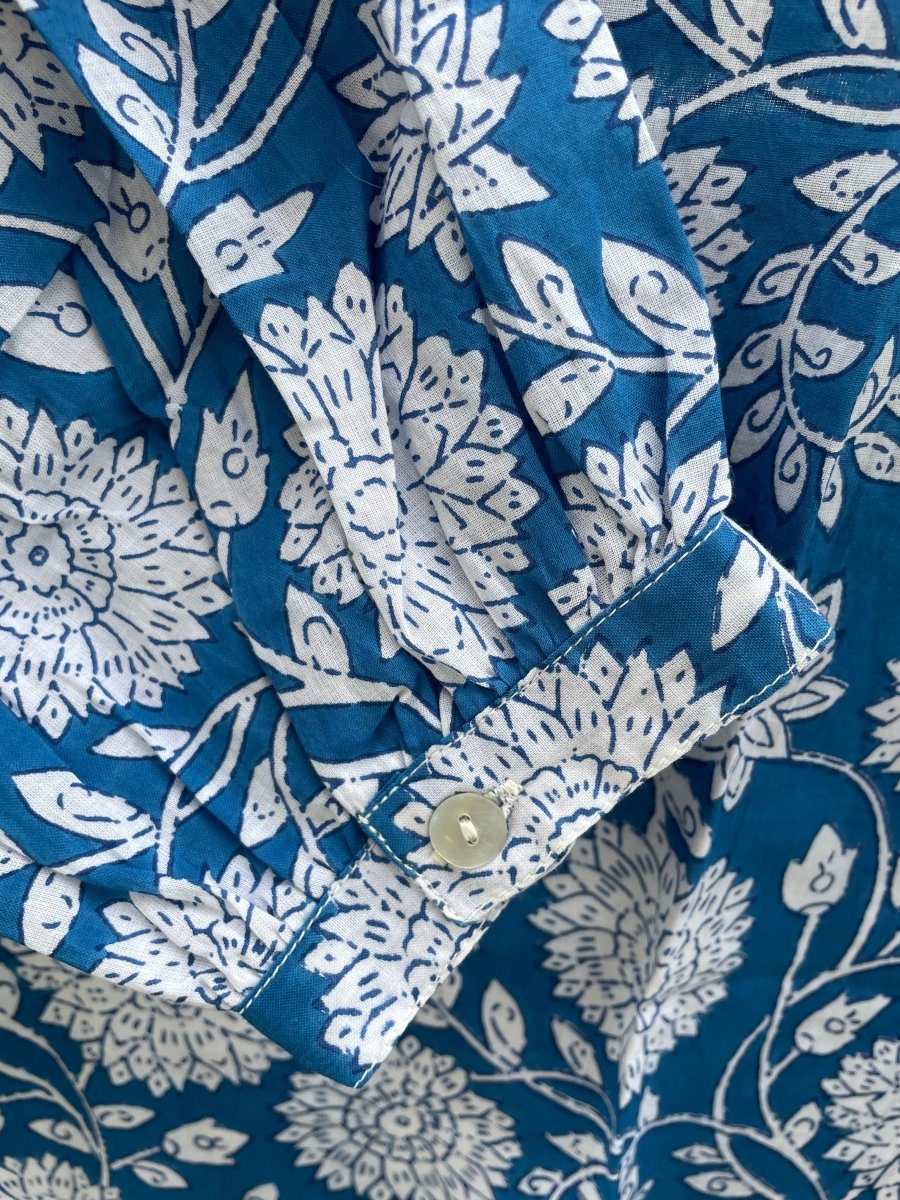Good Boyfriend ShirtDress - Hydrangea Beauty CobaltAnd For GoodDresses