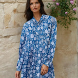 Good Boyfriend ShirtDress - Hydrangea Beauty CobaltAnd For GoodDresses