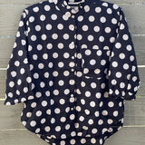Good Girlfriend Shirt with Ruffle Trim - True Dot BlackAnd For GoodShirts & Tops