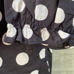 Good Girlfriend Shirt with Ruffle Trim - True Dot BlackAnd For GoodShirts & Tops