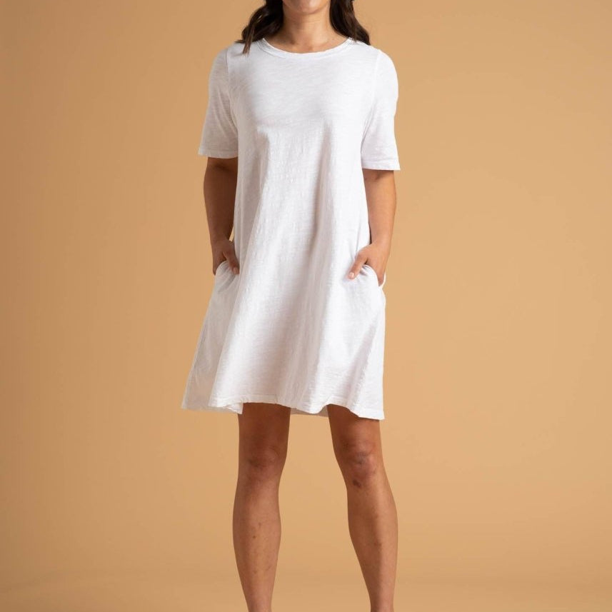 Good Tee Dress - Whiteand for GoodDRESS