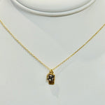 Granite, Pyrite and White Natural Zircon NecklaceMichelle PresslerNECKLACES