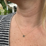 Granite, Pyrite & White Natural Zircon NecklaceMichelle PresslerNECKLACES