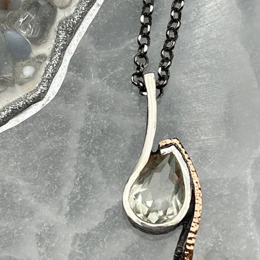 Green Amethyst NecklaceBORANECKLACES