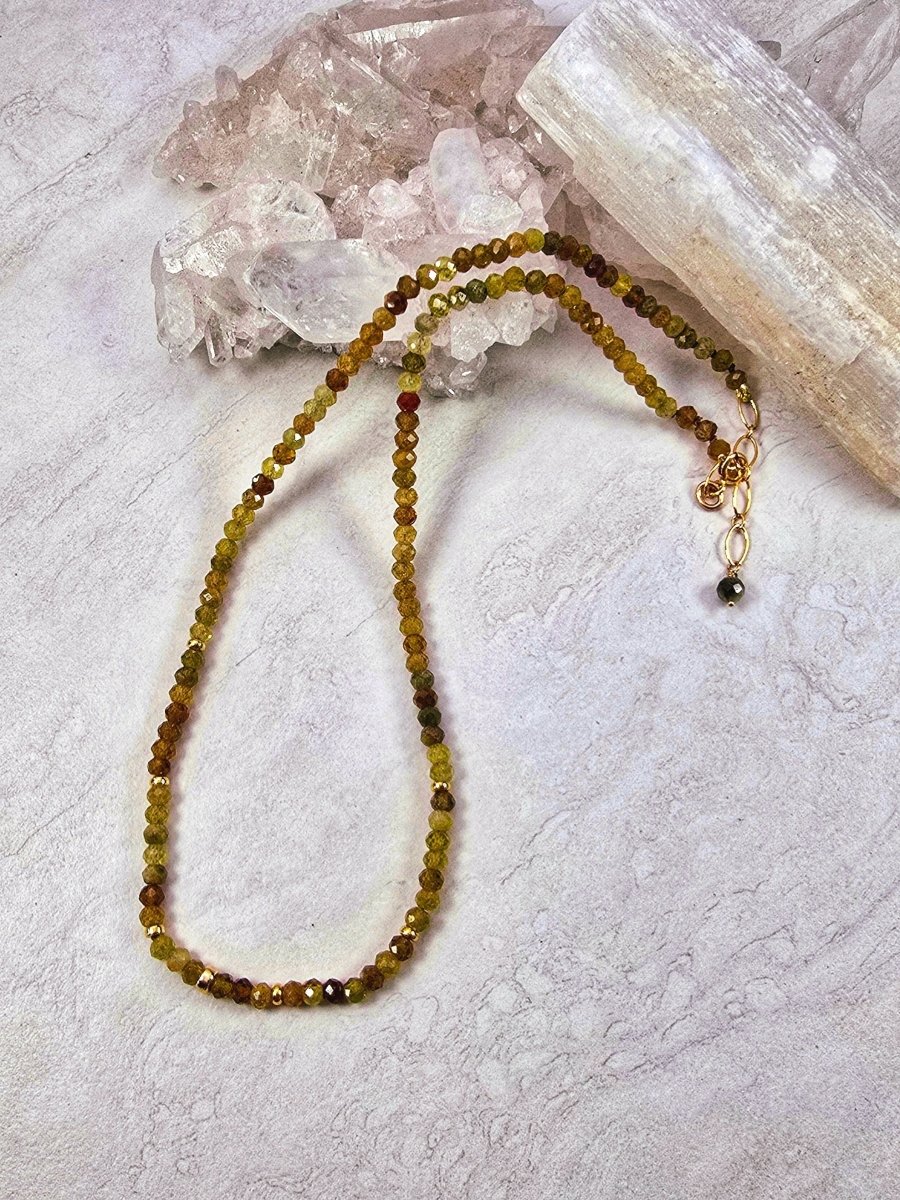 Green Garnet Necklace #8107James & JezebelleNECKLACES