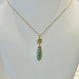 Green Kyanite Necklace 4240 - grnk - GMichelle PresslerNECKLACES