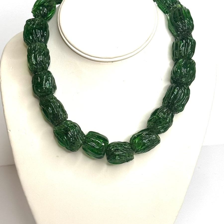 Green Vaseline Glass BeadsRobin JacksonNECKLACES
