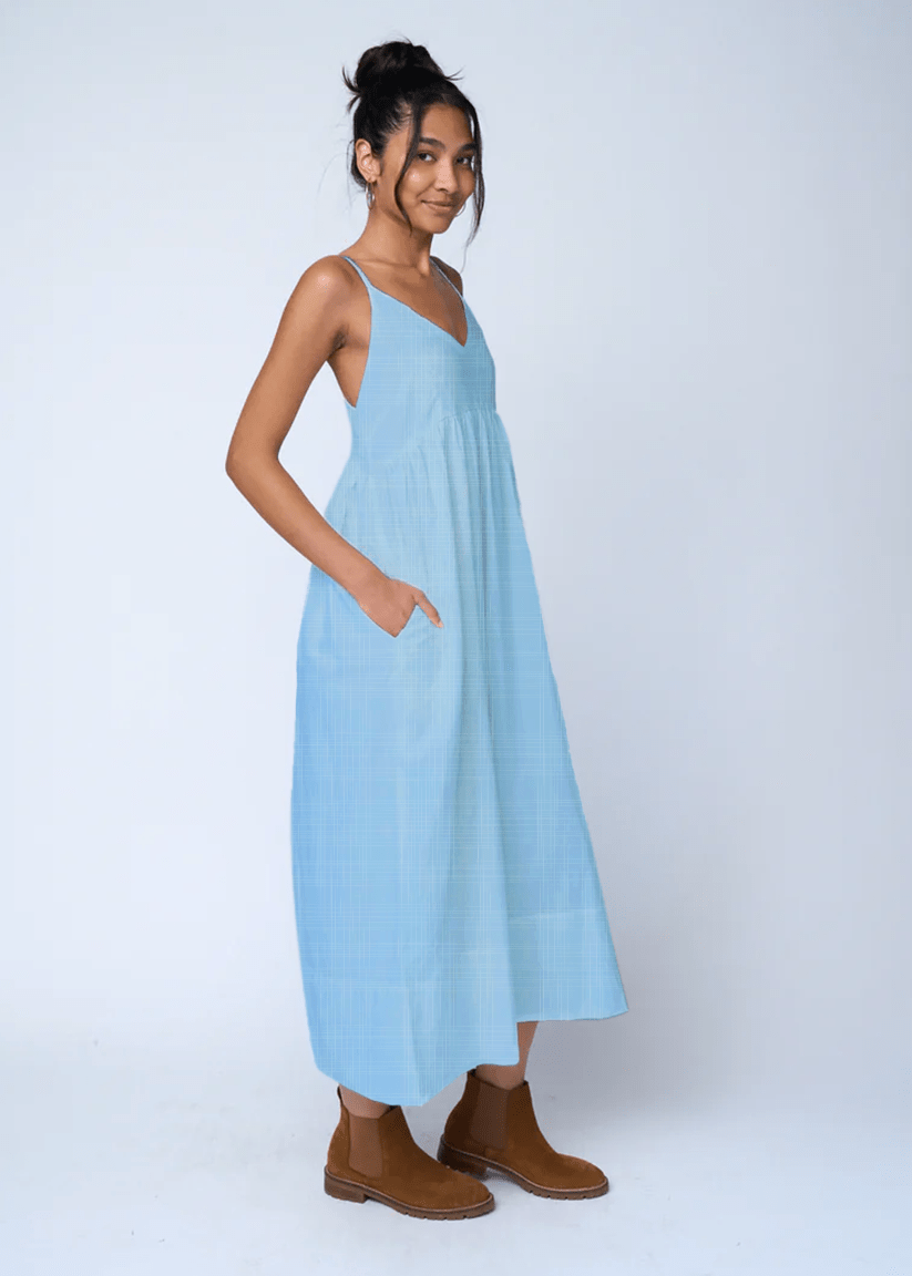 Hampton Dress - Light Wash ChambrayAnd For GoodDresses