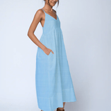Hampton Dress - Light Wash ChambrayAnd For GoodDresses
